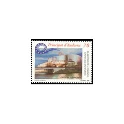 2000 Andorra Española. 50 Aniv. de Convención Europea de DD.HH. (Edif. 281)