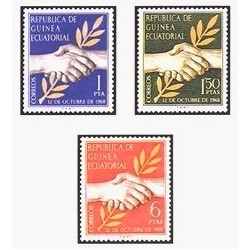 1968 Guinea Ecuat. Día de la Independencia (Edif.1/3)**
