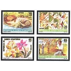 1985 Guinea Ecuat. Protección a la Naturaleza (Edif.73/76) **