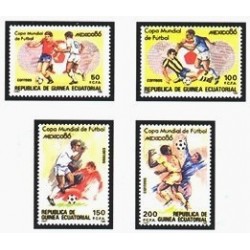 1986 Guinea Ecuat. Copa Mundial de Fútbol México'86 (Edif.81/84) **