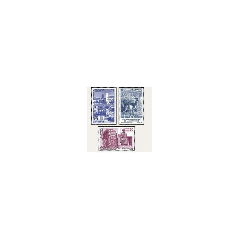 1996 España. Patrim. Mundial de la Humanidad (Edif. MP-51/53)**)