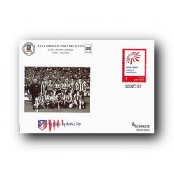 2003 España. Sobres Feria Nacional del Sello - Atl. Madrid (Edif. 86)**
