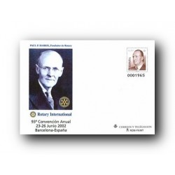 2002 España. Sobres Convención del Rotary Internacional (Edif. 80)**
