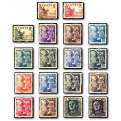 1949-53 Sellos de España. Cid y General Franco. (Edif. 1044/61) **