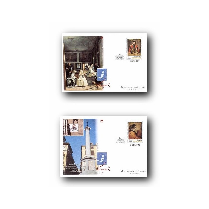 1999 España. Sobres Velázquez (Edif. 55/56)**