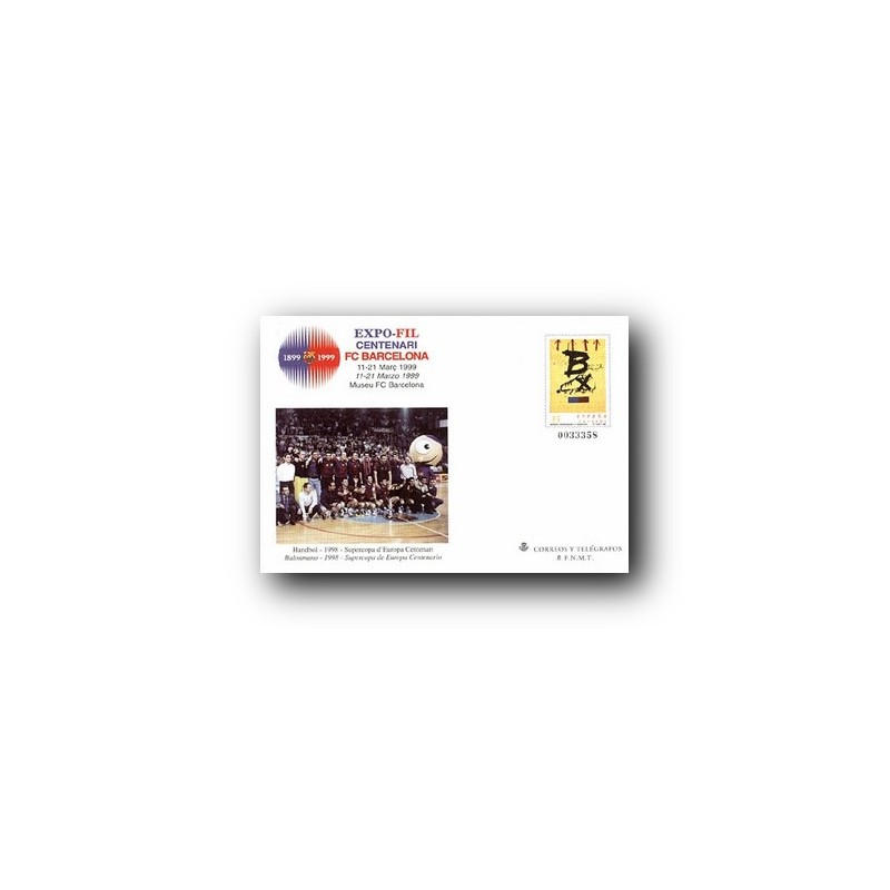 1999 España. Sobres F. C. Barcelona (Edif. 52)**