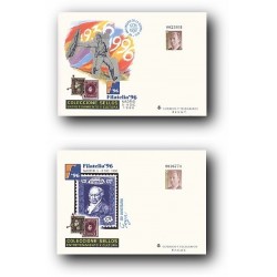 1996 España. Sobres FILATELIA '96 (Edif. 36/37)**