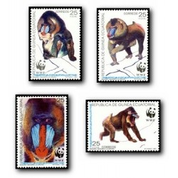 1991 Guinea Ecuat. Protección de la Naturaleza (Edif.139/42)**