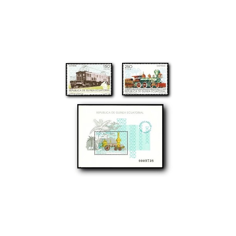 1991 Guinea Ecuat. Ferrocarriles del Mundo (Edif.146/8)**