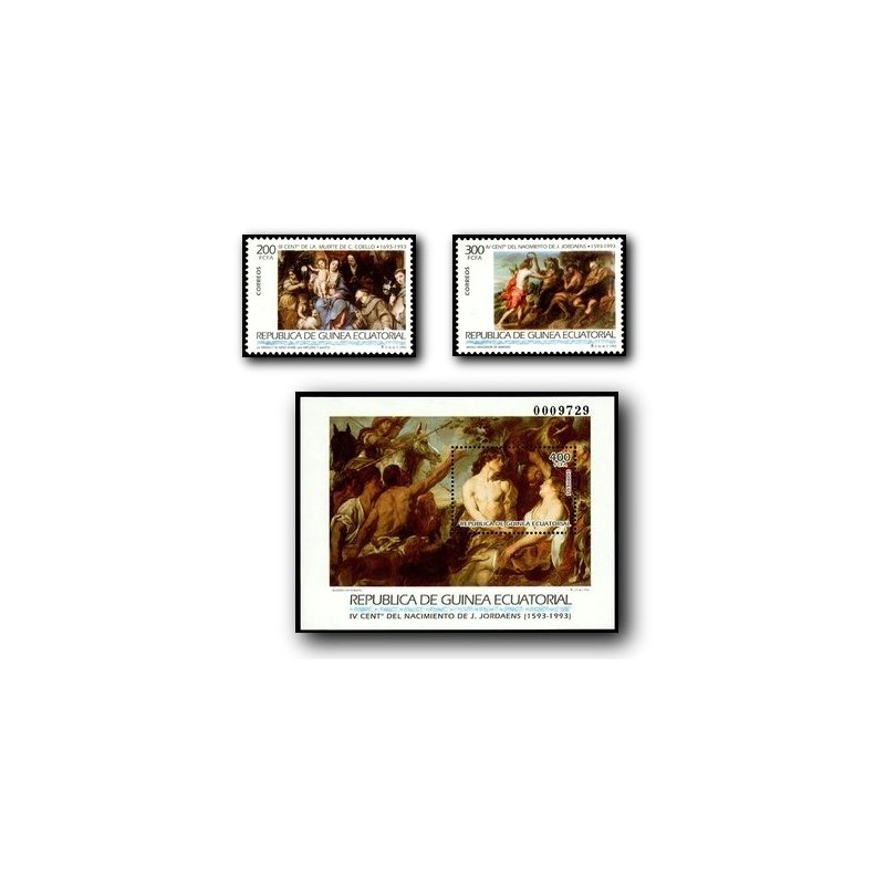 1993 Guinea Ecuat. Grandes Maestros de la Pintura (Edif.162/4)**