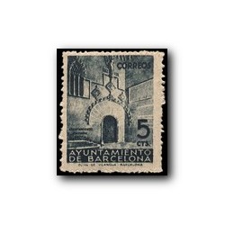 Barcelona 1938. Puerta Gótica del Ayuntamiento. Edif.20 Ø