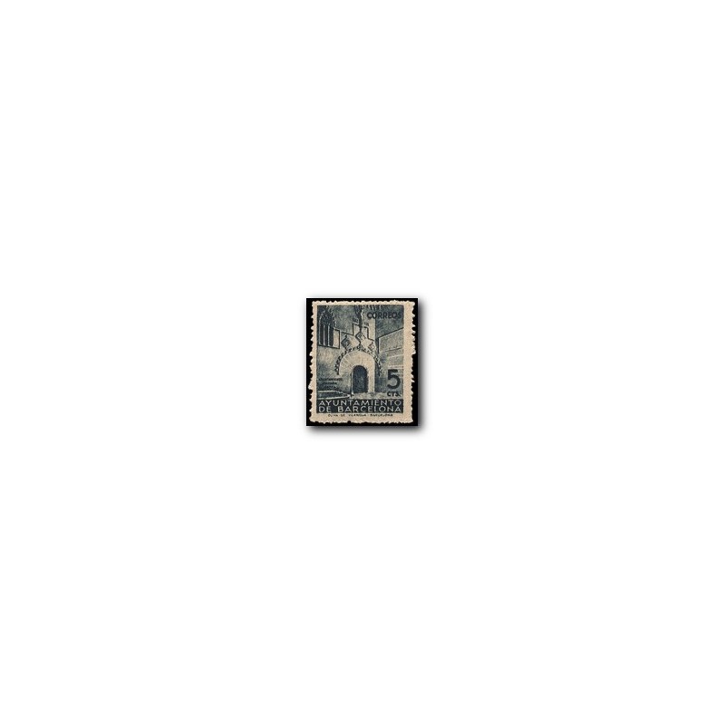 Barcelona 1938. Puerta Gótica del Ayuntamiento. Edif.20 Ø