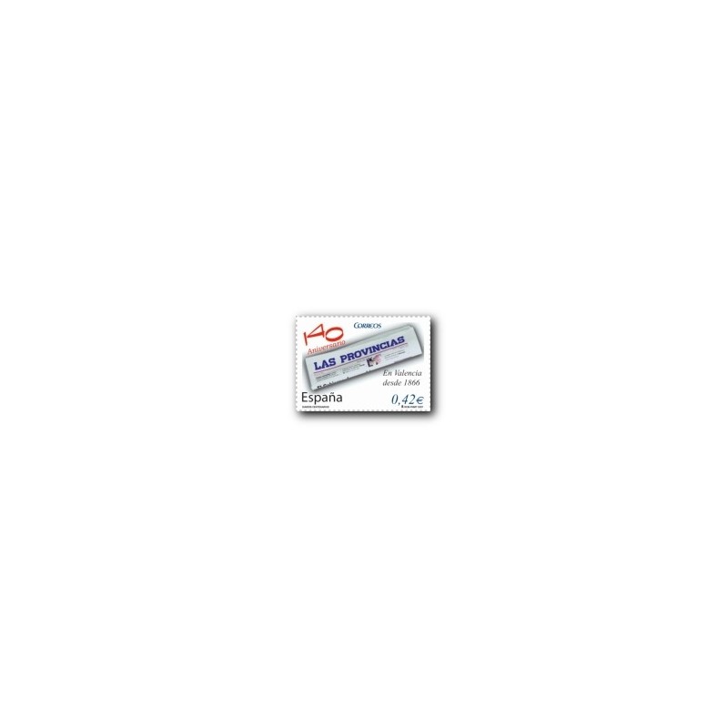 2007 España. Diarios Centenarios - Las Provincias (Edif. 4309)**