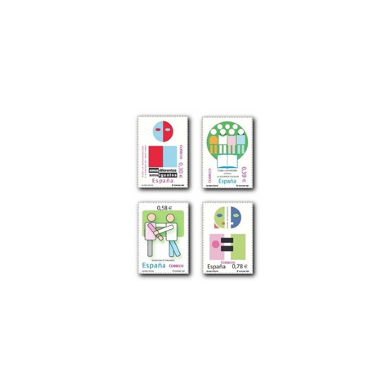 2007 España. Valores Cívicos (Edif. 4333/36)**