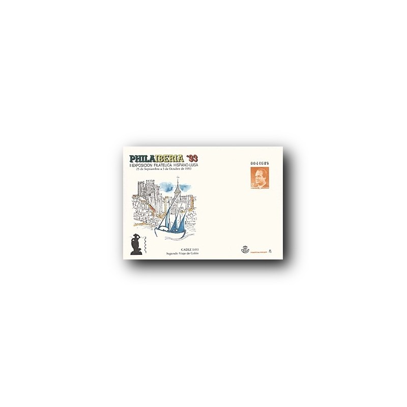 1993 España. Sobre FILAIBERIA '93 Cádiz (Edif. 20)**