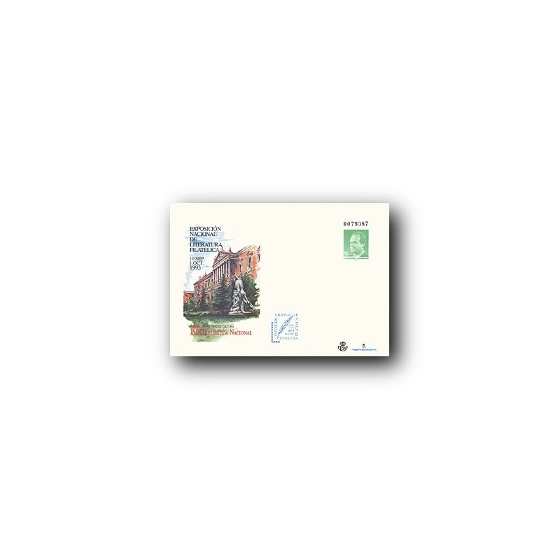 1993 España. Sobre Exposición Nacional de Literatura Filatélica (Edif. 19)*