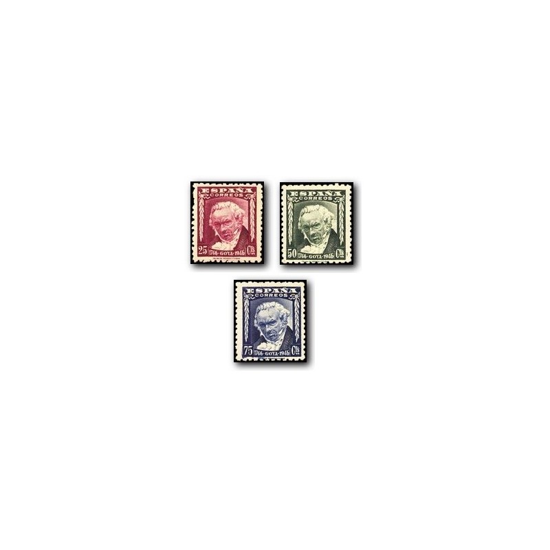 1946 España. II Cent. del Nacimiento de Goya. (Edif. 1005/7) **