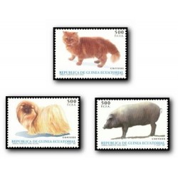 1995 Guinea Ecuat. Animales Domésticos (Edif.196/8)**
