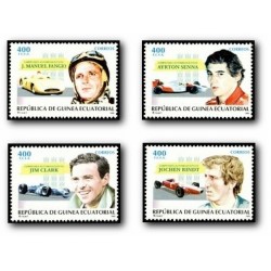 1996 Guinea Ecuat. Campeones Automovilísticos (Edif.210/213) **