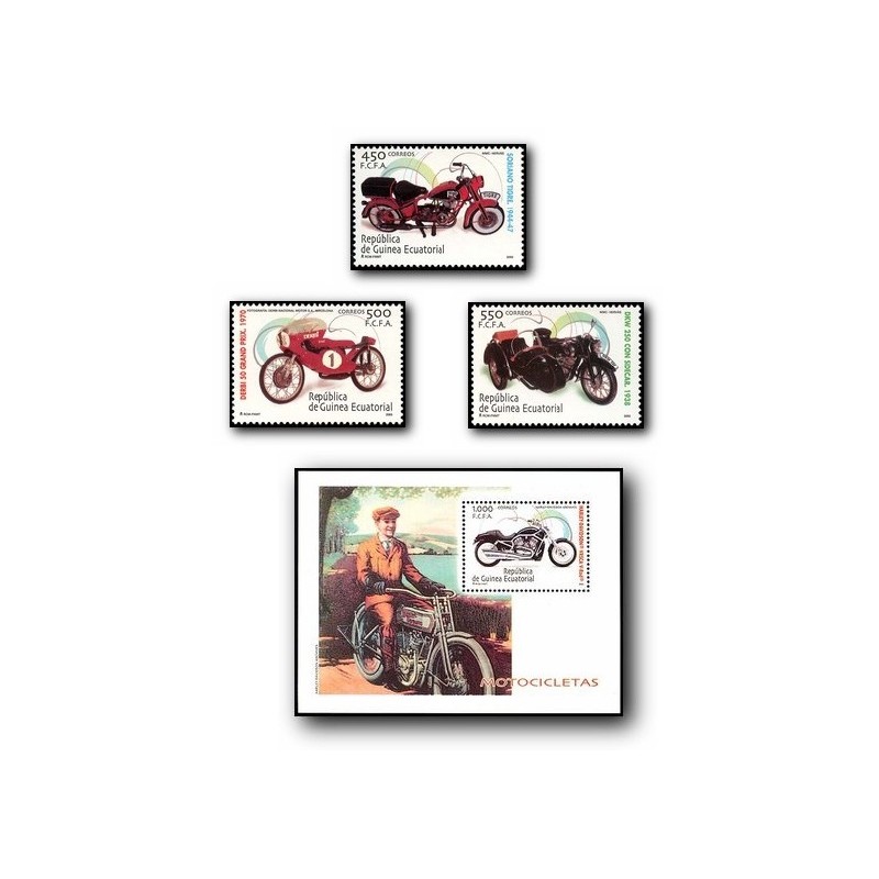 2004 Guinea Ecuat. Motocicletas Clásicas (Edif.326/329) **