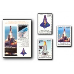 2004 Guinea Ecuat. Homenaje a la trupulación del Columbia STS-107 (Edif.333