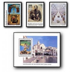 2005 Guinea Ecuat. Cent. del Nacimiento de Salvador Dalí (Edif.353/356) **