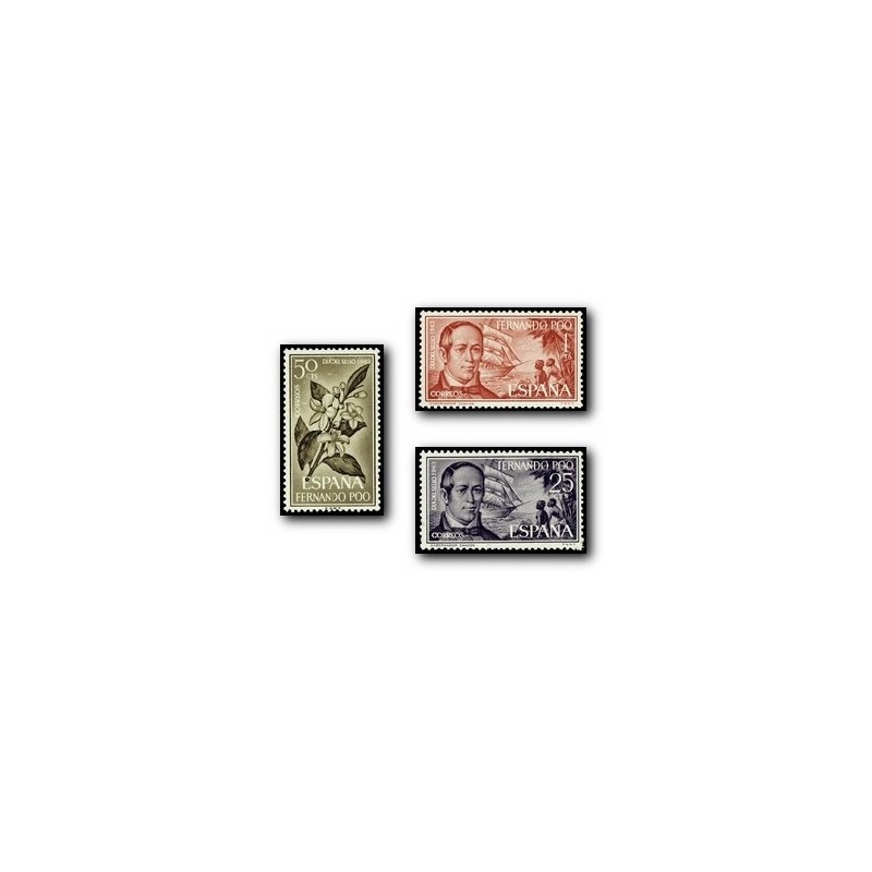 1964 Fernando Poo. Día del Sello (Edif. 220/222)**