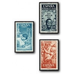 1965 Fernando Poo. XXV Años de Paz en España (Edif. 239/241)**