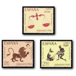 1968 Fernando Poo. Signos del Zodíaco (Edif. 265/267)**