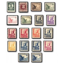 1937-1940 España. Cifras, Cid e Isabel. (Edif.814/31) **