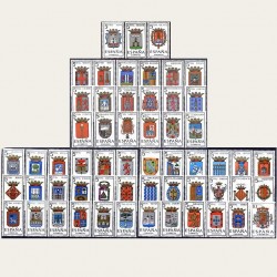 1962/66 España Escudos de Capitales de Provincia (57 valores) **
