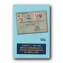 Marcas utilizadas por la censura postal Nacional de 1936 a 1945.