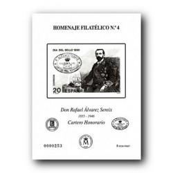 2008 Hoja Homenaje a D. Rafael Álvarez Sereix (nº 4)