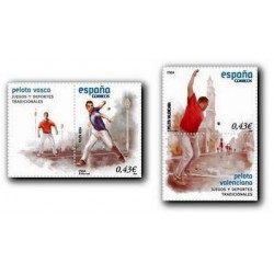 2008 Sellos de España. Juegos - Pelota Valenciana y Vasca. (Edif. 4408/09)*