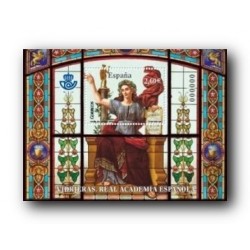 2008 Sellos de España. Vidrieras Real Academia Española (Edif. )**