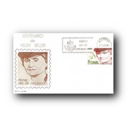 1980 SPD España. Centenario de Helen Keller. (Edif.2574)