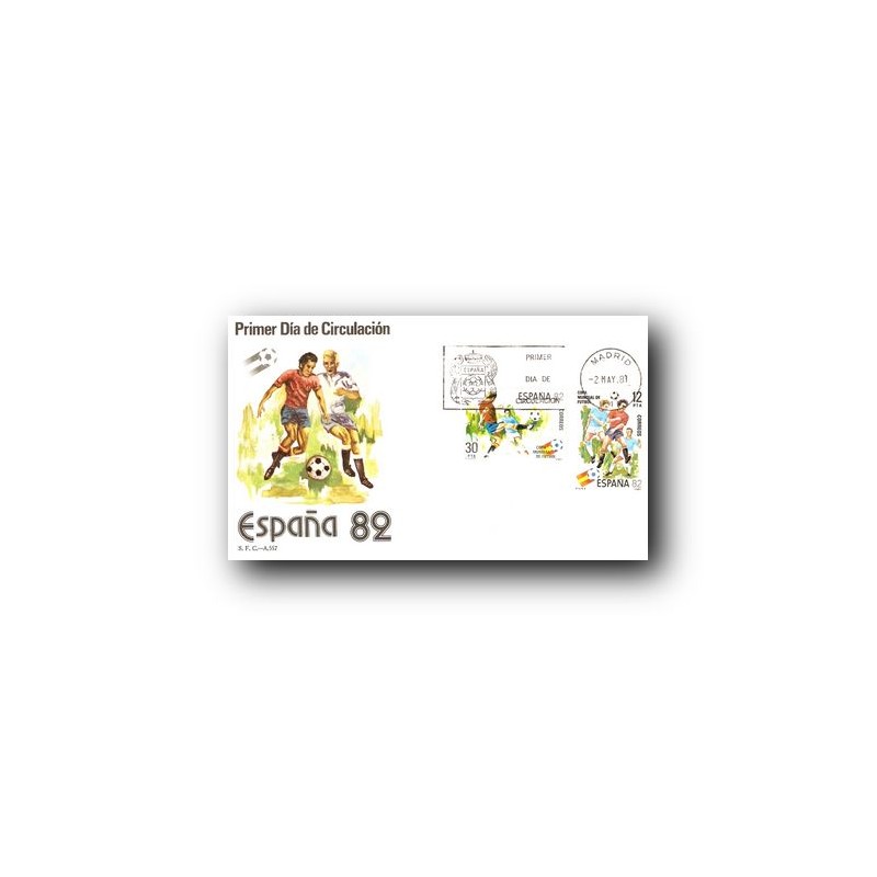 1981 SPD España. Copa Mundial de Fútbol España '82. (Edif.2613/14)