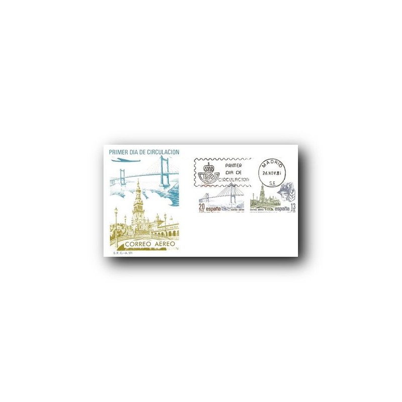 1981 SPD España. Correo Aéreo. (Edif.2636)