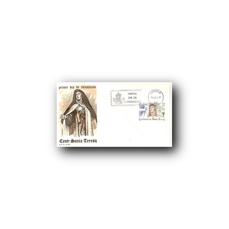 1982 SPD España. Santa Teresa de Ávila. (Edif.2674)