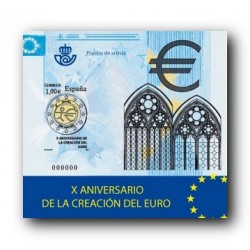 2009 Prueba del Artista. X Aniv. del Euro