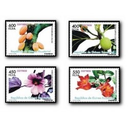 2007 Sellos de Guinea Ecuatorial. Frutos y Flores **