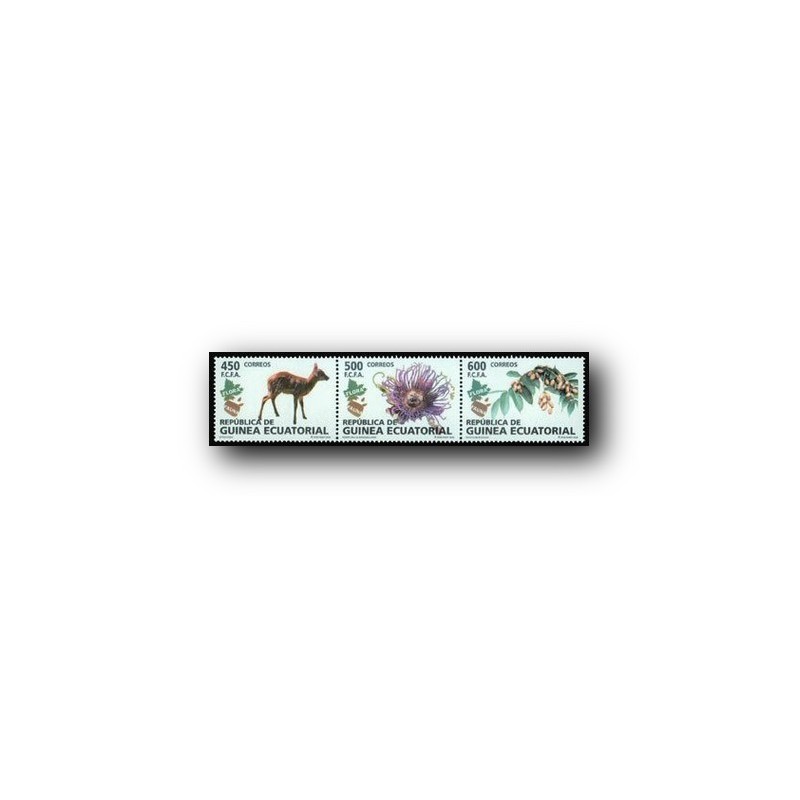 2008 Sellos de Guinea Ecuatorial. Flora y Fauna. **