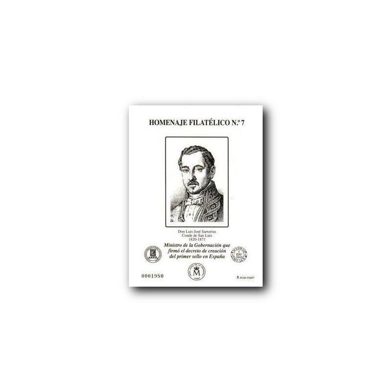 2011 Hoja Homenaje Filatelico (nº 7)
