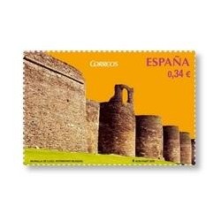 Sellos de España 2010. Patrimonio Mundial. Muralla de Lugo. **