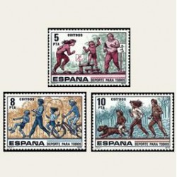 1979 Sellos de España. Deporte para Todos. **
