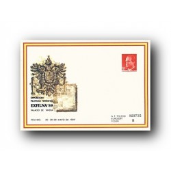 1989 España. Sobre EXFILNA'89 (Edif. 13) **