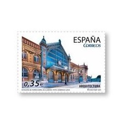 Sellos de España 2011. Arquitectura. Estación de Ferrocarril de Almería. **