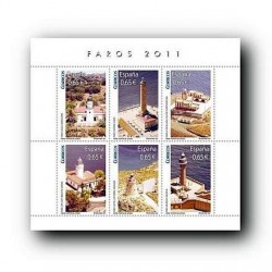 Sellos de España. Faros. **