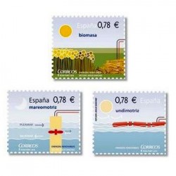 Sellos de España 2010. Energías Renovables. **