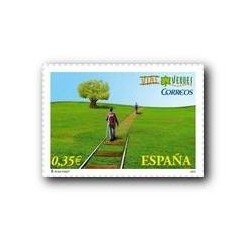Sellos de España 2011. Vias Verdes. **